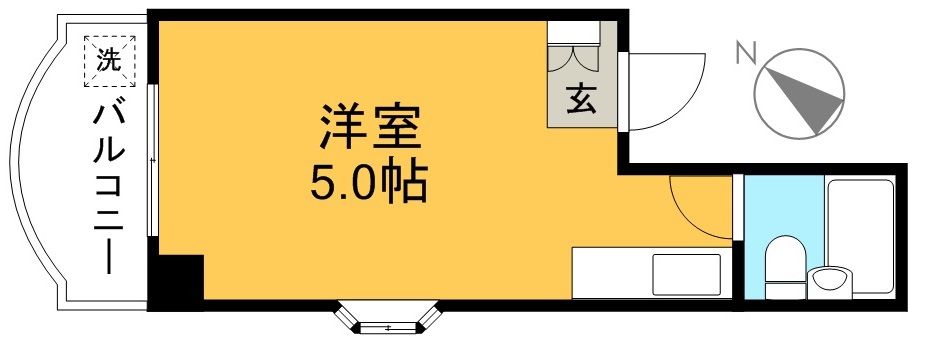 ピュアコート高須 411号室 間取り