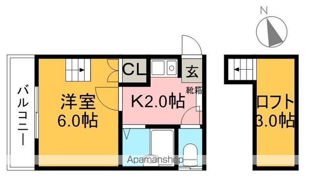 ＳＴハウスⅡ 205号室 間取り