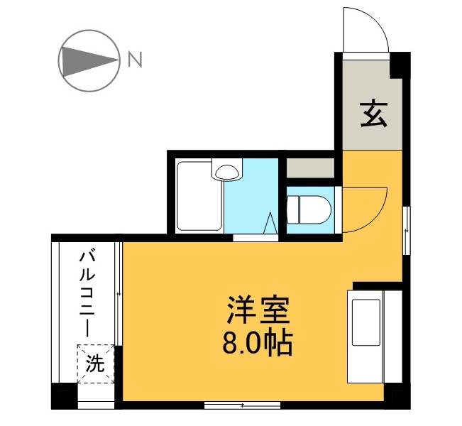 パレス筒井 間取り図