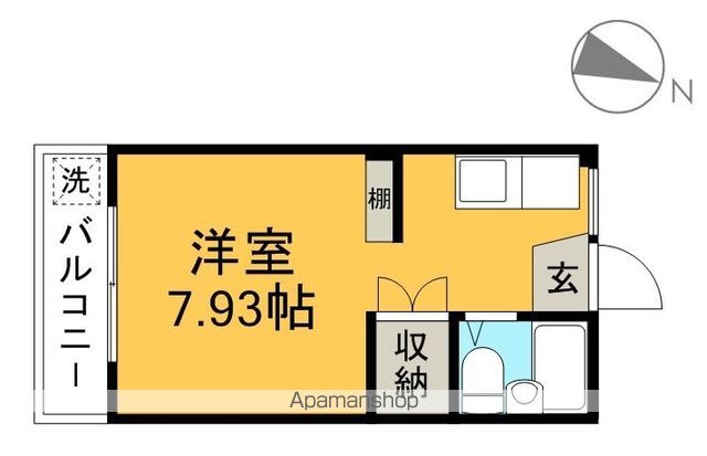 コーポあいりす 302号室 間取り