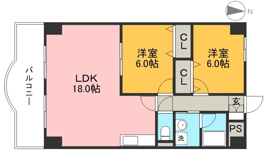 リップルガーデンⅡ 913号室 間取り