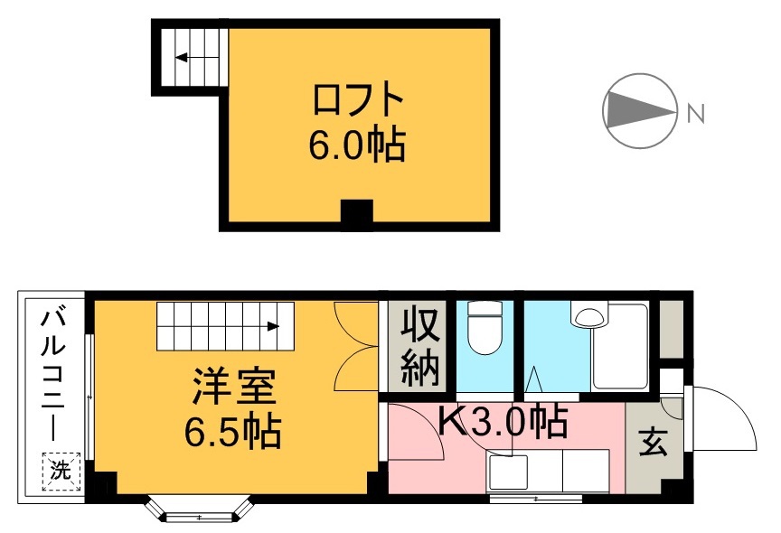 ピュア高須Ⅱ 404号室 間取り