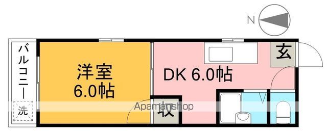 藤本商事第三ビル 202号室 間取り