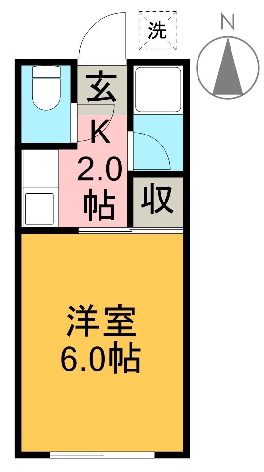 オーチャードハウス 間取り図