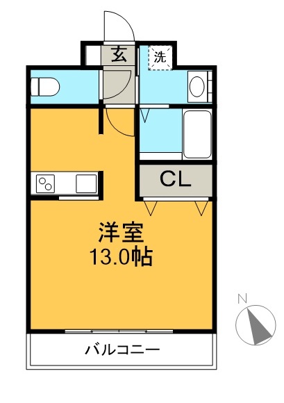 ＳＯＲＡ 104号室 間取り