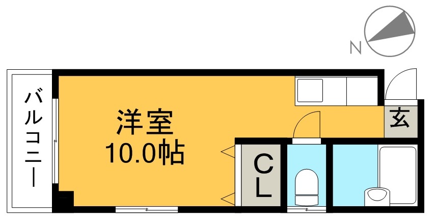 パインヴィレッジ 101号室 間取り