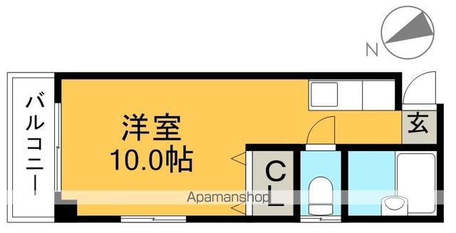 パインヴィレッジ 101号室 間取り