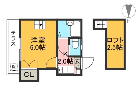 ＴＳハウス 102号室 間取り