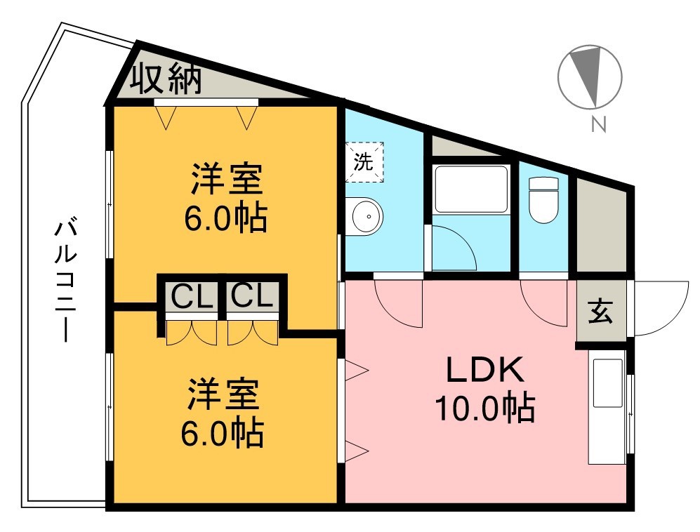 ドリームハウスⅢ 間取り図