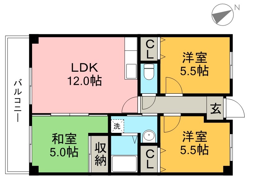 パルク・ド・ハギ 間取り図