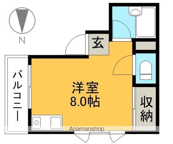 高野ハイツ 303号室 間取り
