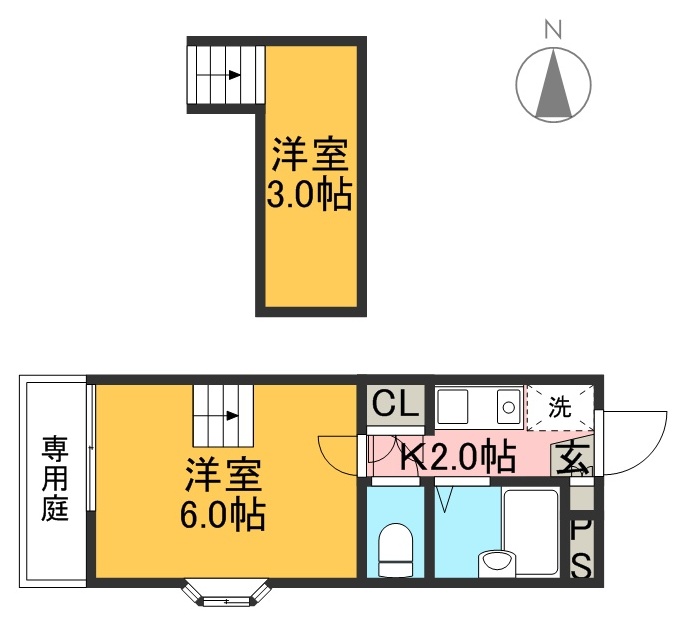 シンフォニィ 101号室 間取り