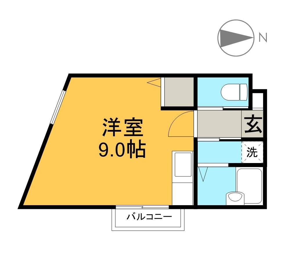 ズーム・１ビル 301号室 間取り