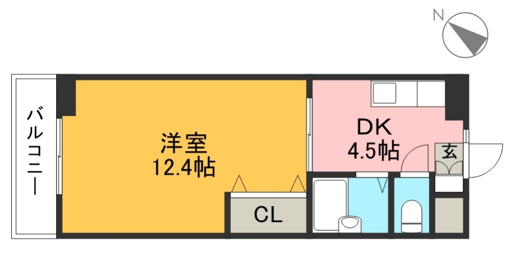 ロゼ３ 403号室 間取り