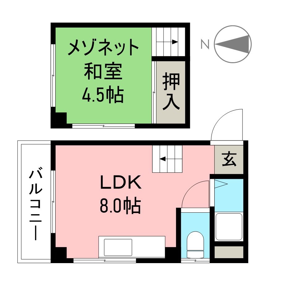 シャーロット葛島 間取り図