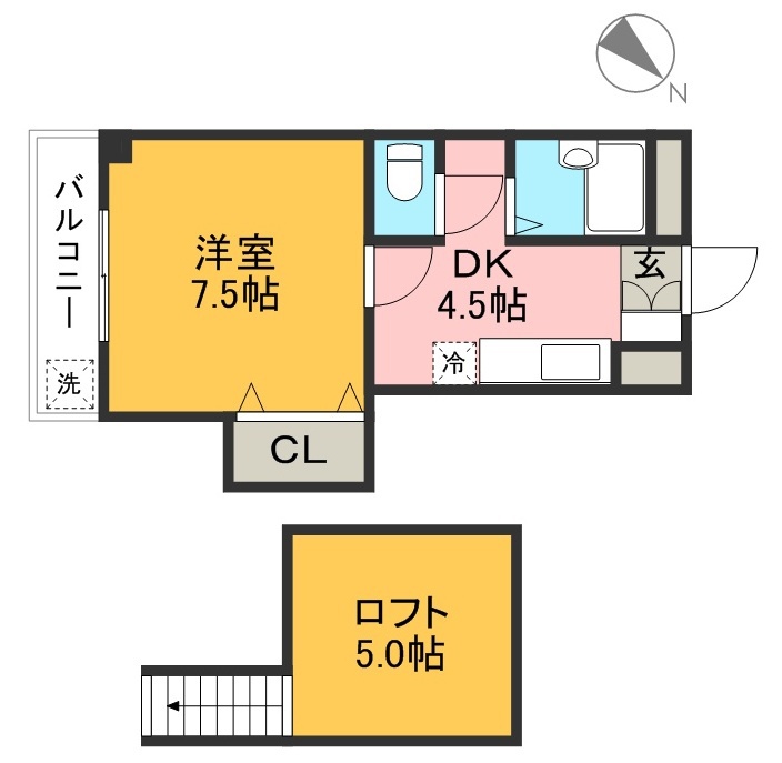 マンション・ターラ 402号室 間取り