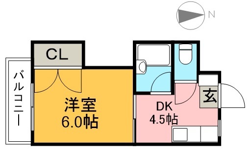 ハイツ森本 302号室 間取り