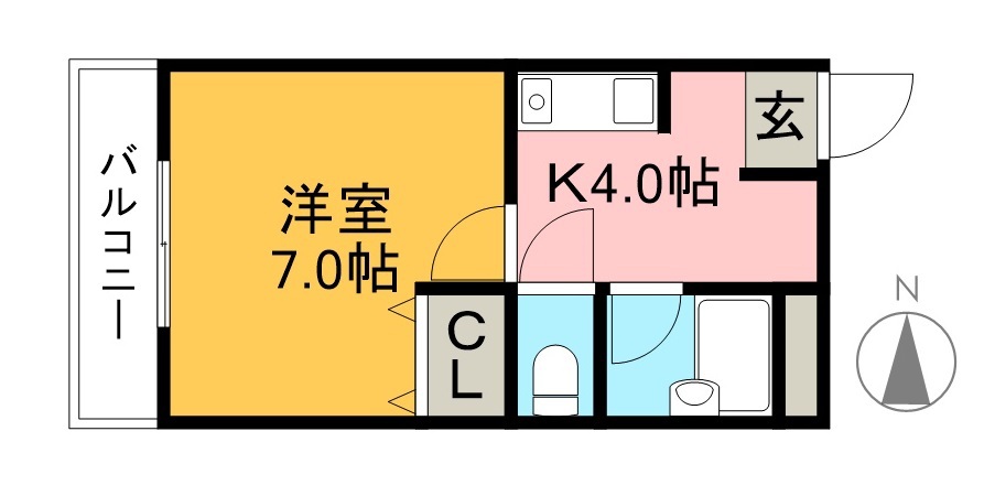 センチュリービル 302号室 間取り