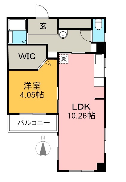 ヴィラ五番街 501号室 間取り