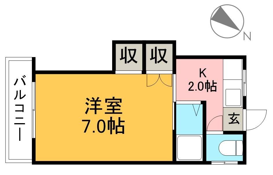 コーポ１６４ 間取り図