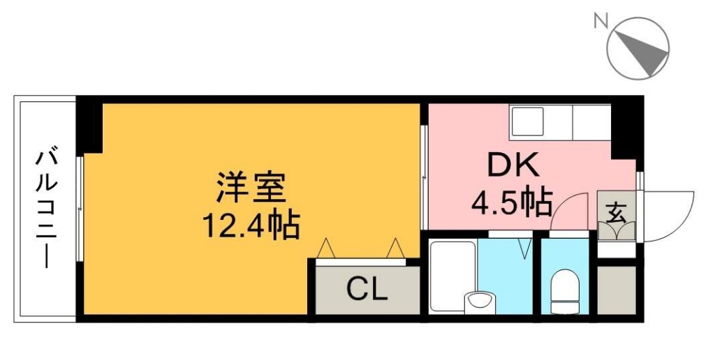 ロゼ３ 507号室 間取り