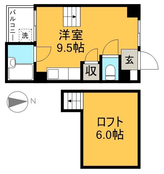 ノースリバーⅠ 間取り図