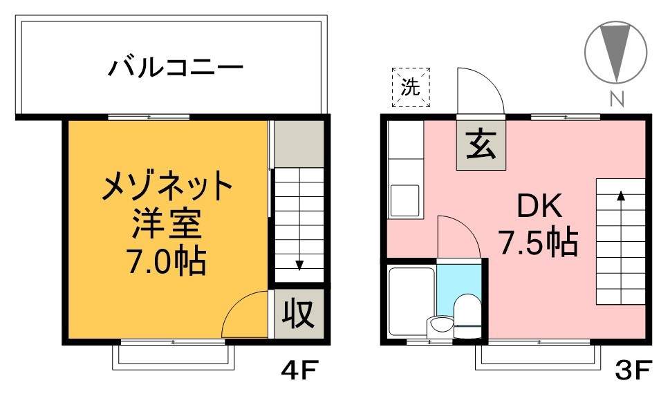 ｍａｆｏｌａ２ 306号室 間取り