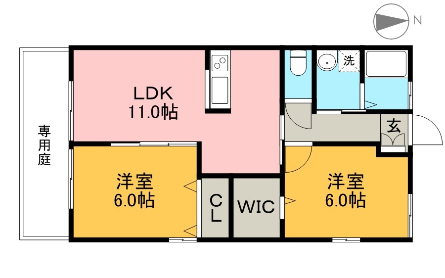 ローゼン・ハウス 間取り図