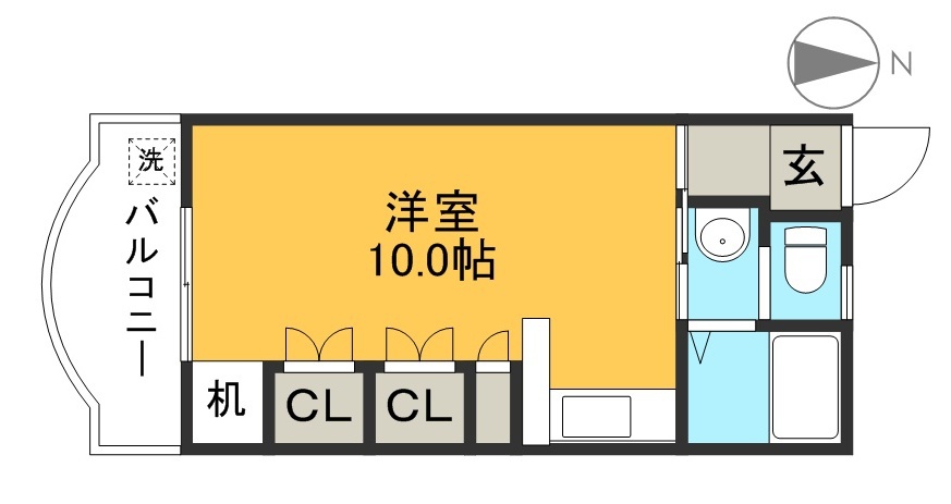 ロゼ 3C号室 間取り