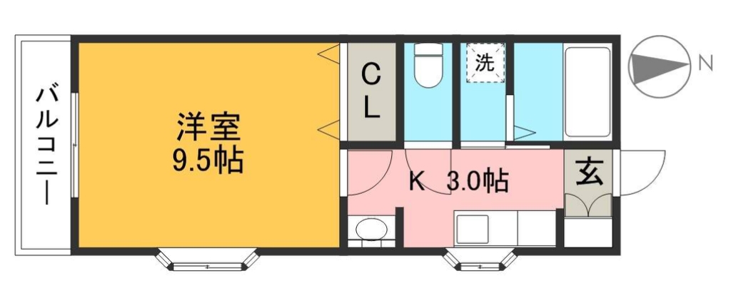 シェモア　エマール 301号室 間取り