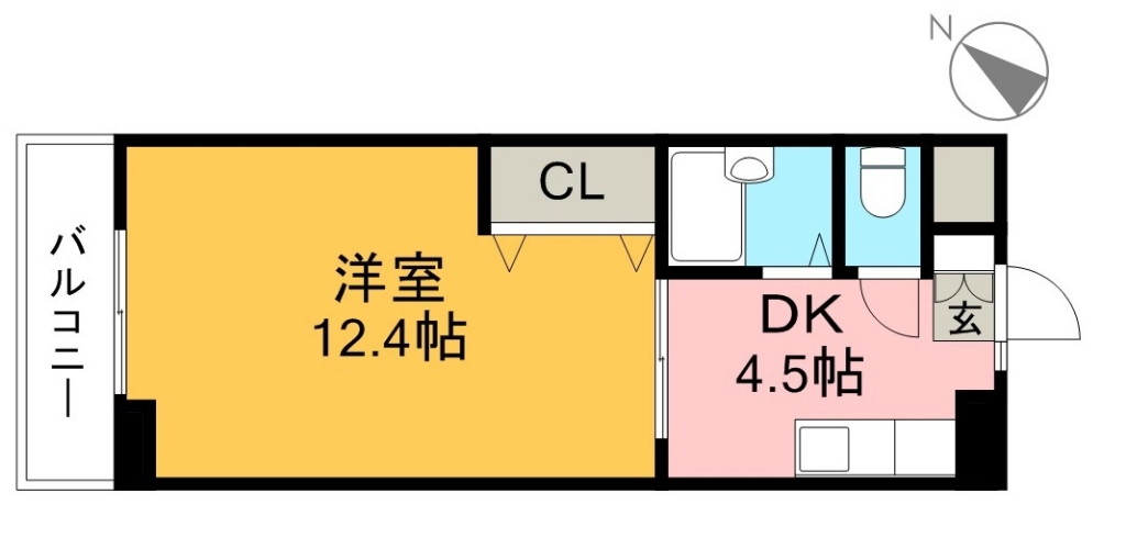 ロゼ３ 708号室 間取り