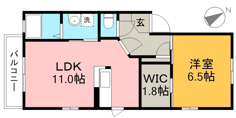 シャーメゾン南風 102号室 間取り