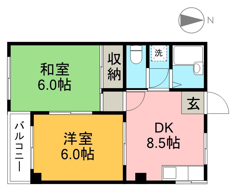 ＮＴハイツ 302号室 間取り