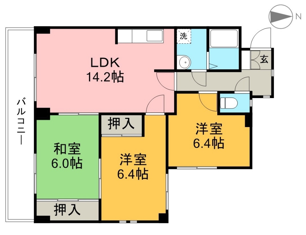 ビラ・プリンチペⅠ 間取り図