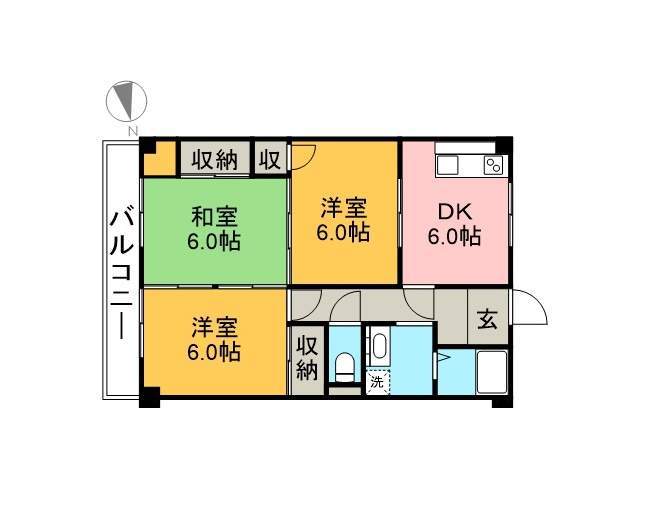 イーストハイツ 210号室 間取り