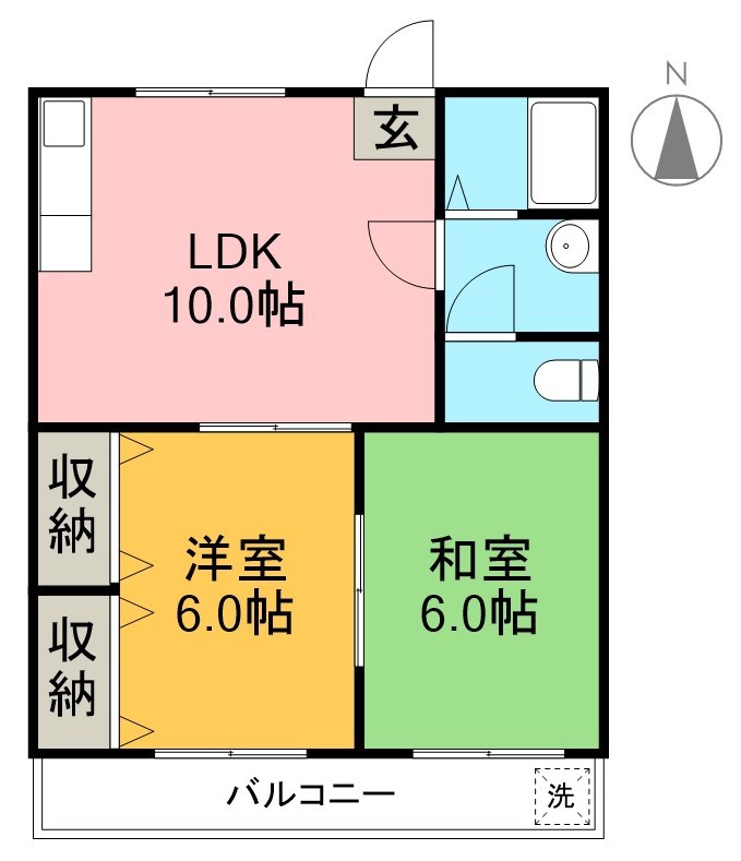 サンフェニックス 間取り図