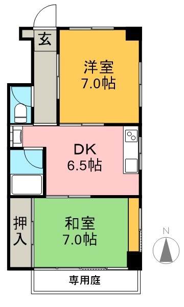 メゾン東邦Ⅴ 間取り図