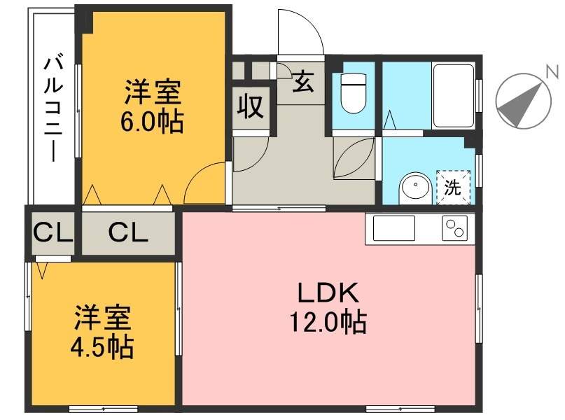 泉野ハイツ 間取り図