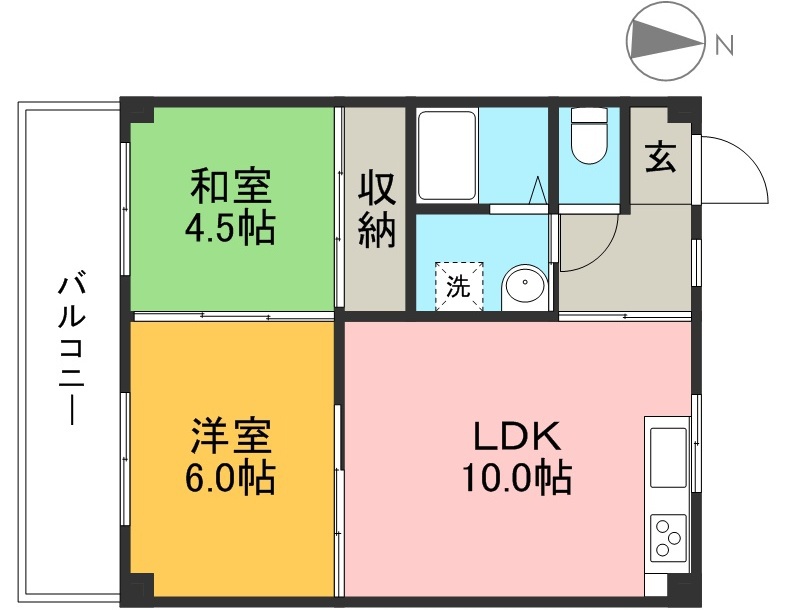 ラフィネ西秦 間取り図