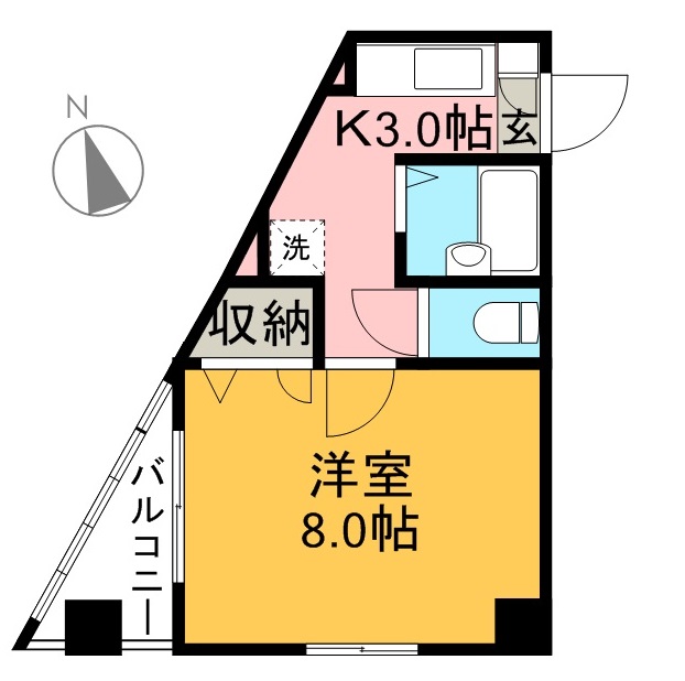 オレンジハウス 間取り図