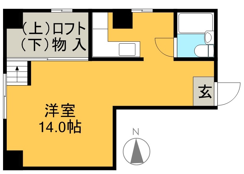 フィオーレ８７ 305号室 間取り