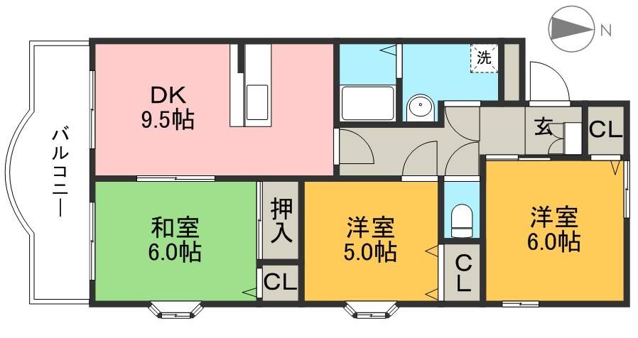 エスペランサ　Ⅰ 間取り図