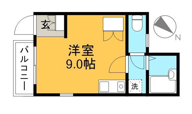 ヴィーゼ薊野 間取り図