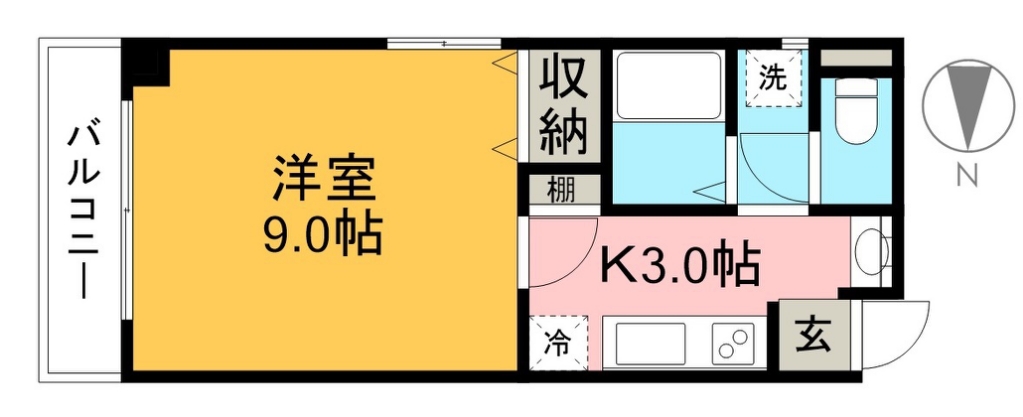 桜馬場ハイツ 203号室 間取り