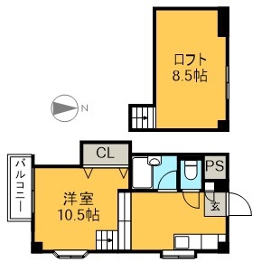 ブルーメンヴォーヌン河合 101号室 間取り