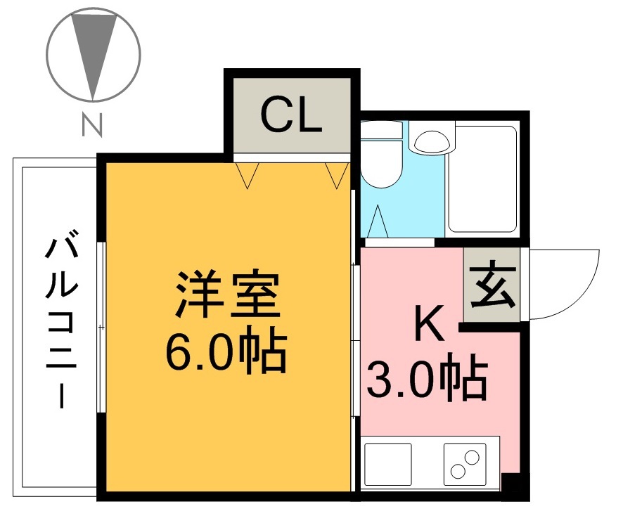 ＡＳマンション 間取り図