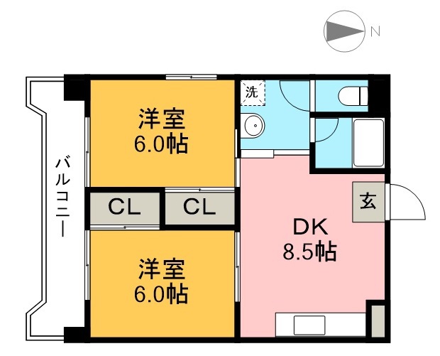 レジデンス・ノナミ 間取り図