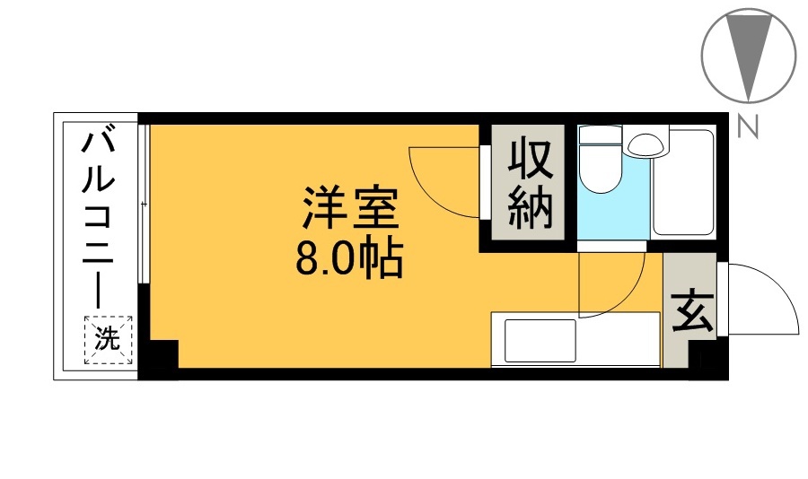 サンフラット 間取り図