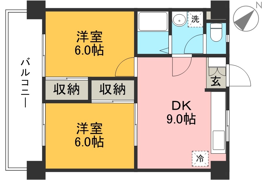 井上ハイツ 間取り図