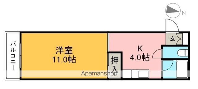 ハイスリー２１Ⅱ 301号室 間取り